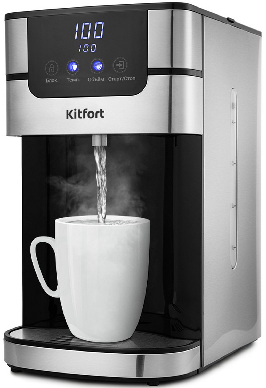 Термопот Kitfort KT-2501, Серебряный детальное изображение - 1