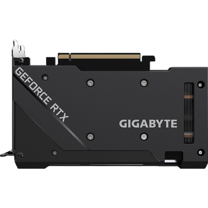 Видеокарта Gigabyte NVIDIA GeForce RTX 3060, GV-N3060WF2OC-12GD 2.0, 12 ГБ, Черный детальное изображение - 4