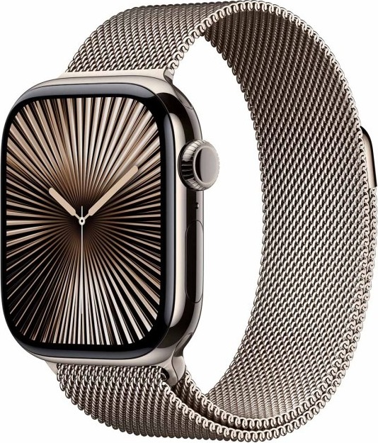 Умные часы Apple Watch Series 10 42 мм, Slate Titanium Case with Slate Milanese Loop детальное изображение - 3