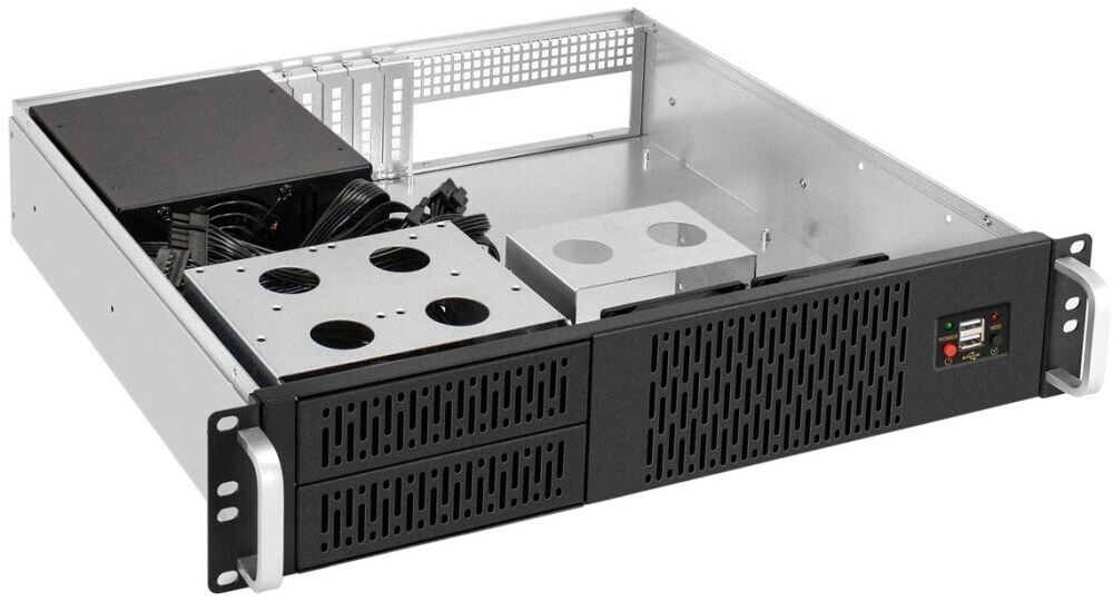 Серверный корпус ExeGate Pro 2U400-02/700ADS, 700 Вт, Черный детальное изображение - 3