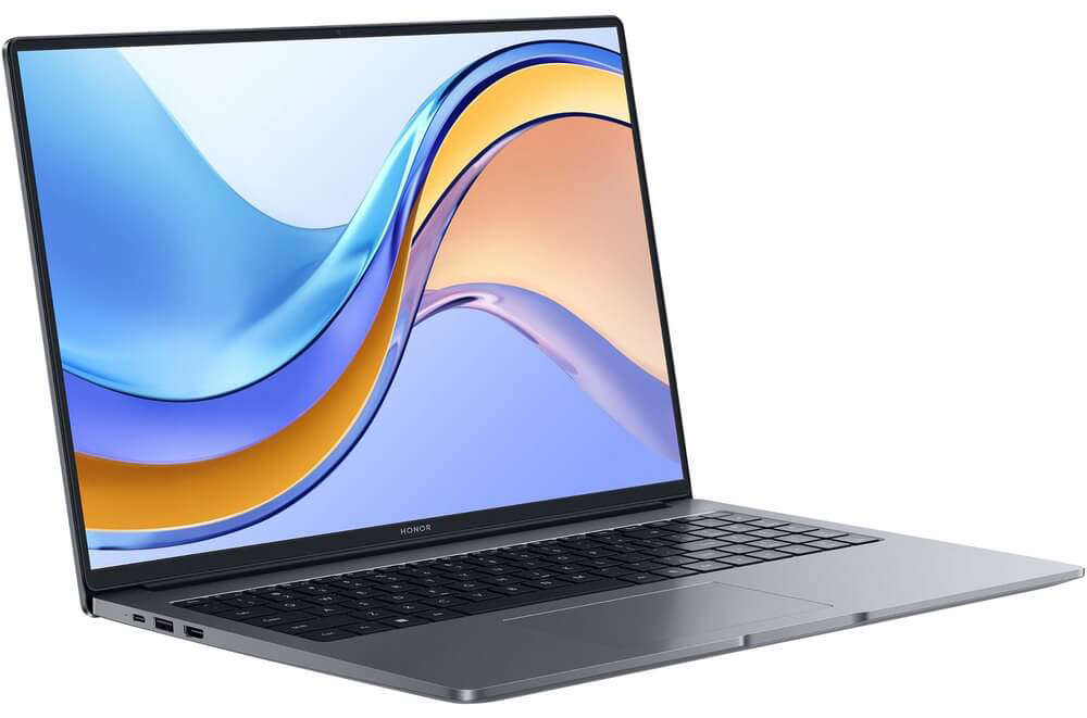 Ноутбук Honor MagicBook X16 2024, RAM 16 ГБ, Серый, SSD 512 ГБ, Intel UHD Graphics, Windows 11 Home (5301AHGW) детальное изображение - 3