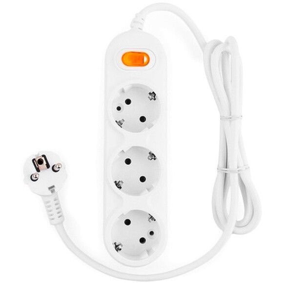 Сетевой удлинитель Power Cube PC-1-3, 3 м, Белый детальное изображение - 2