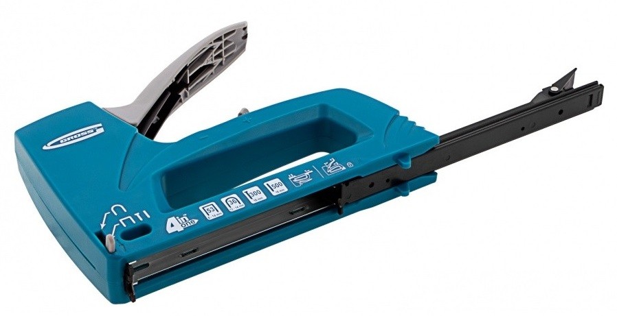 Скобозабиватель ручной GROSS 8-14мм степлер мебельный универс. (universell 4) пласт, 4 41005 детальное изображение - 3