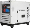 Генератор дизельный с воздушным охлаждением HYUNDAI DHY 9000SEi-T, в кожухе, 6 кВт, Белый вариант - 1