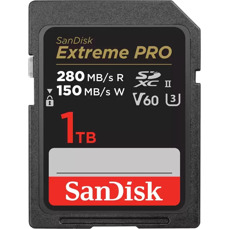 Карта памяти SanDisk Extreme Pro SD (SDSDXEP-1T00-GN4IN), 1 Тб детальное изображение - 1