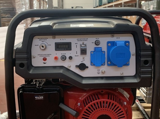 Генератор бензиновый ENERGO E9000EAX 000034186, 7 кВт, Красный детальное изображение - 4