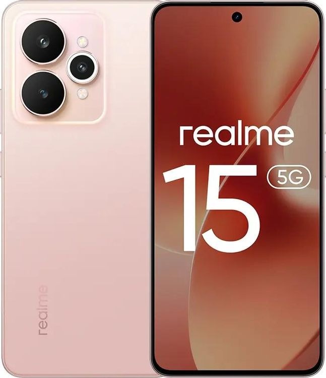 Смартфон Realme 15 12/256 Гб, Розовый шелк, Dual nano-SIM детальное изображение - 1