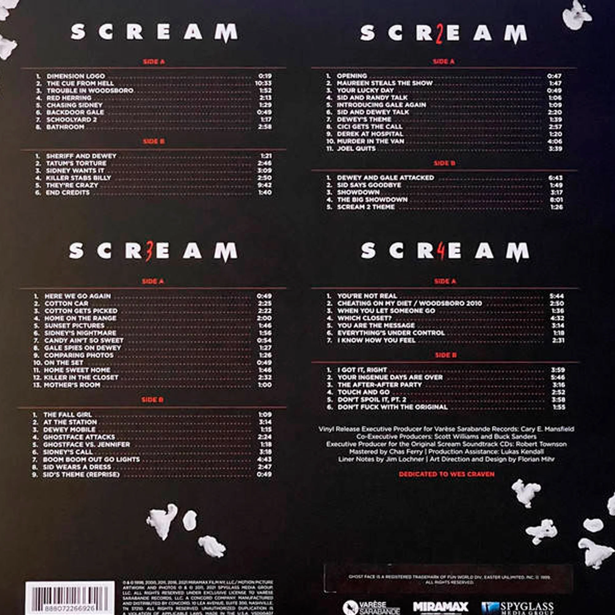Виниловая пластинка Marco Beltrami – Scream (Soundtracks) – Red & Black Smoke 5LP Box детальное изображение - 2
