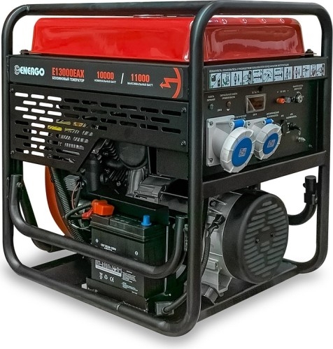 Генератор бензиновый ENERGO E13000EAX 000034190, 11 кВт, Красный детальное изображение - 1
