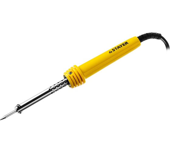 Паяльник Stayer MASTER с пластмассовой рукояткой и долговечным жалом конус 55305-40, 40 Вт детальное изображение - 2