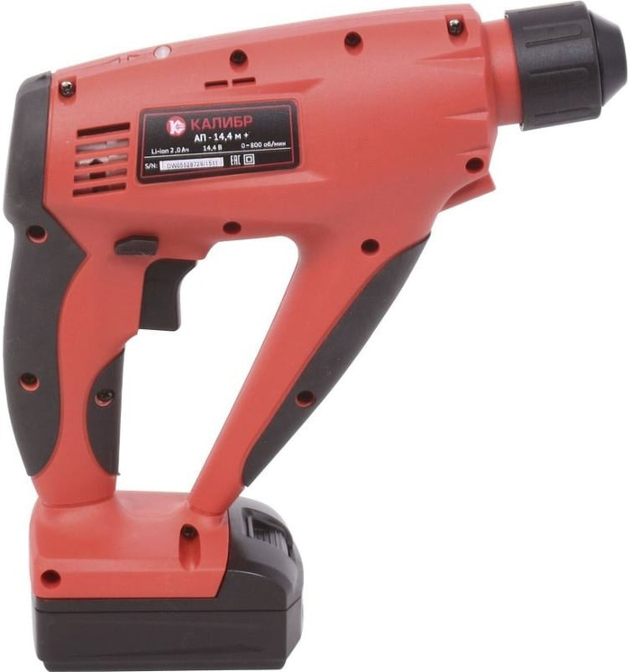 Перфоратор Калибр Мастер АП-14,4м+ 00000059169, 1 Дж, 5500 уд/мин №1