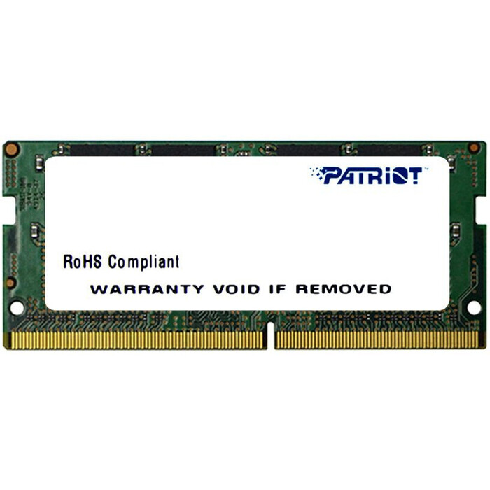 Оперативная память Patriot SO-DIMM DDR4 2400MHz, PSD44G240081S, 4 Гб №1