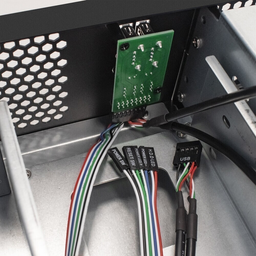 Серверный корпус ExeGate Pro 2U650-08, без БП, Черный детальное изображение - 6