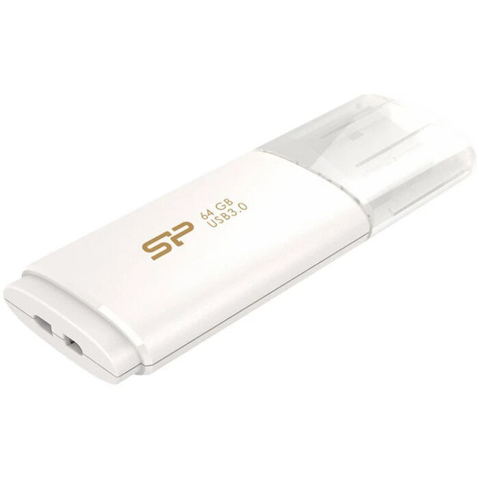 USB Flash накопитель Silicon Power Blaze B06 (SP064 ГБUF3B06V1W) 64 ГБ, белый №1