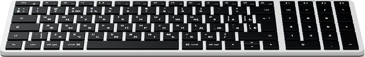 Клавиатура Satechi Slim X2, ST-BTSX2S-RU, Серебряный детальное изображение - 3