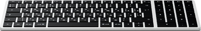 Клавиатура Satechi Slim X2, ST-BTSX2S-RU, Серебряный №3