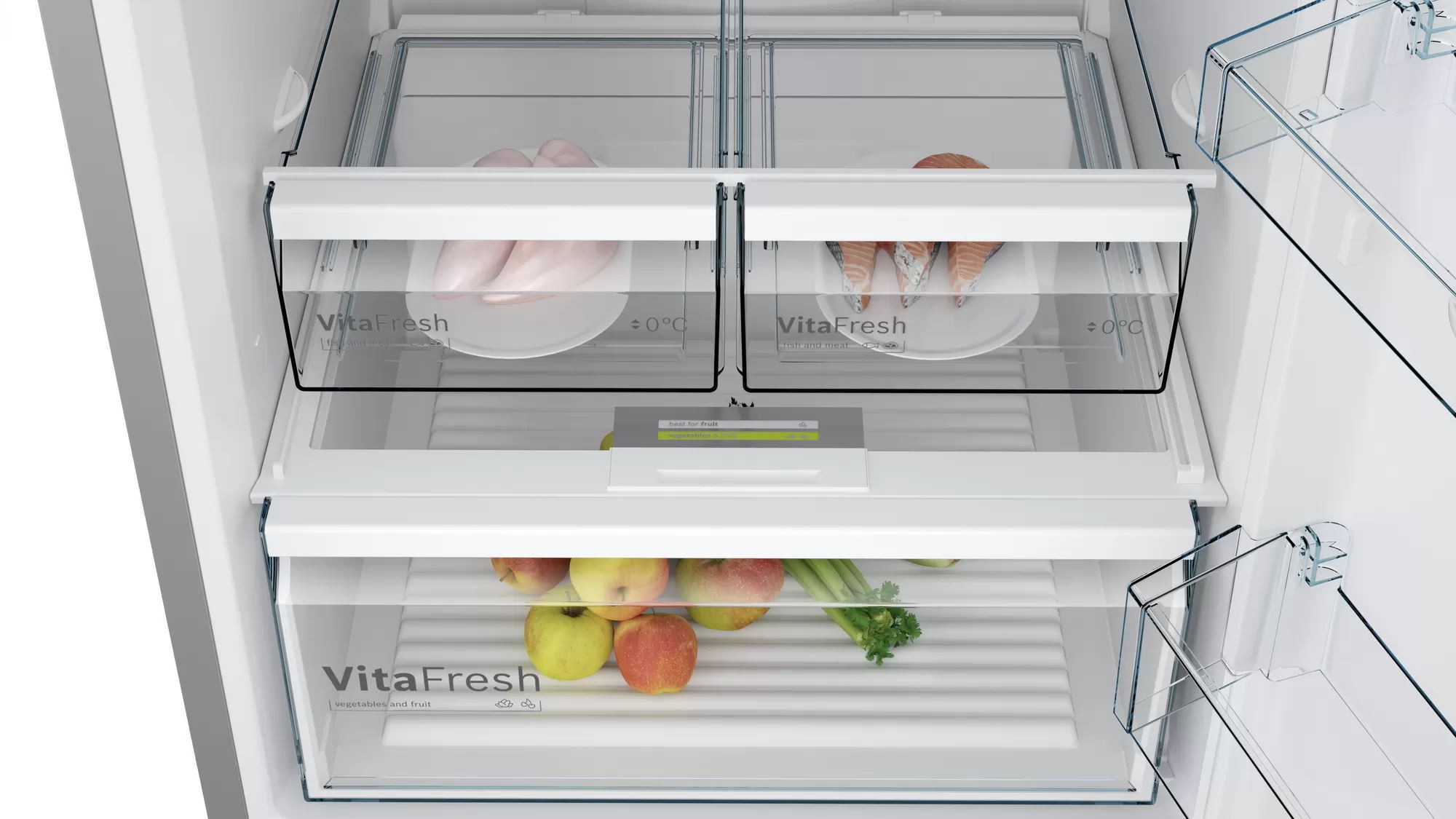 Холодильник Bosch KGN55VL20U, Серебристый детальное изображение - 4