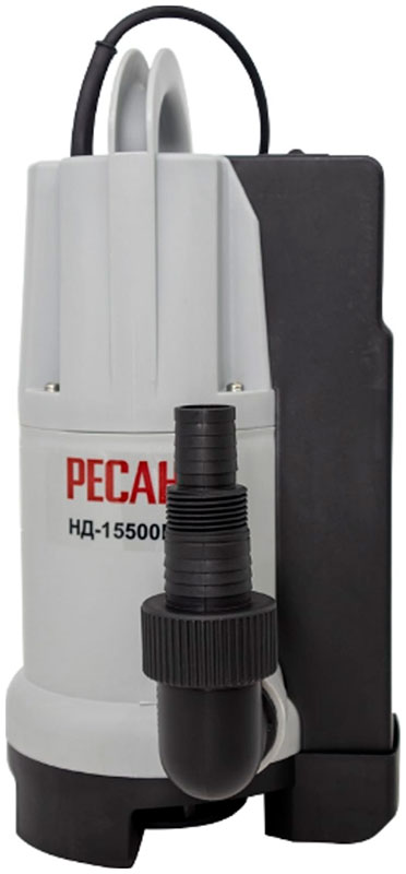 Дренажный насос Ресанта НД-15500П/35B, 258 л/мин, 40 мм, напор 8 м, d=40 мм, 900 Вт, Серый детальное изображение - 2