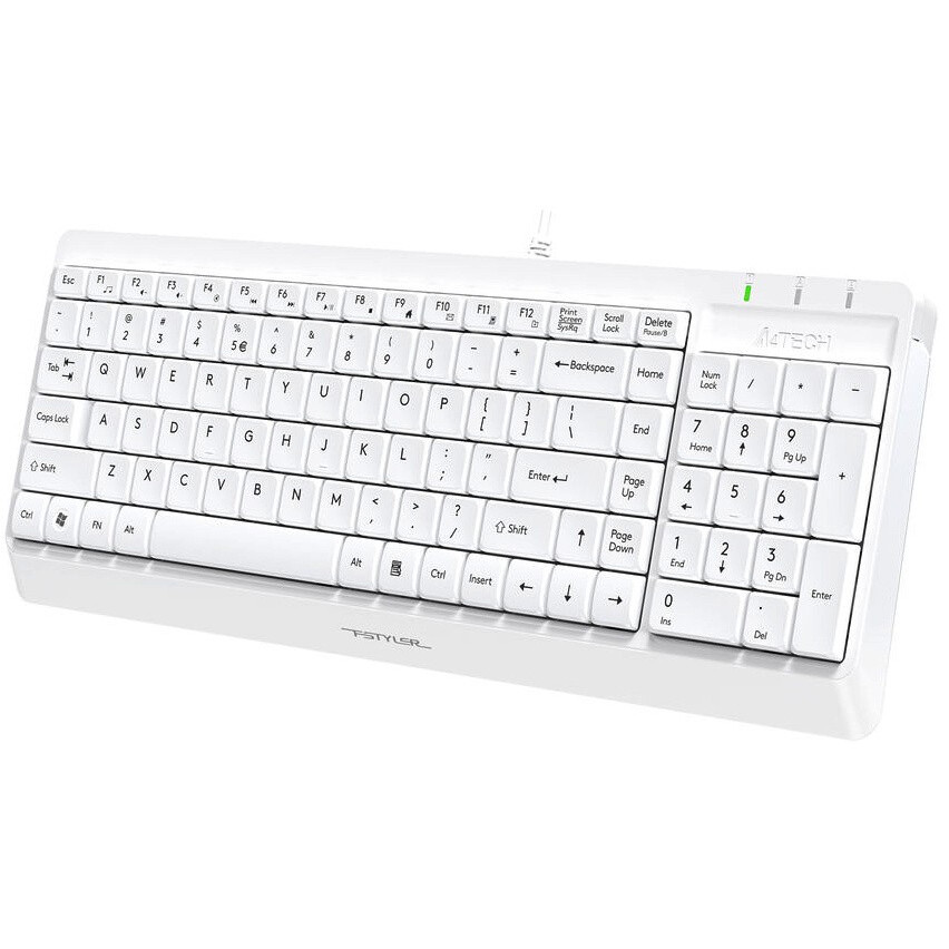 Клавиатура + мышь A4Tech Fstyler F1512, Белый детальное изображение - 3