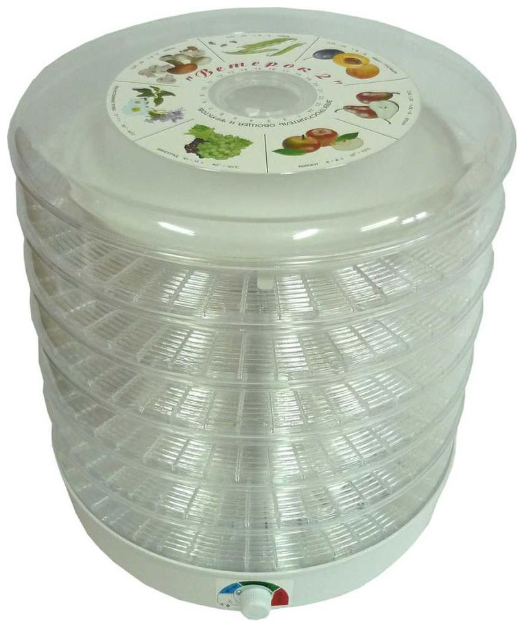 Сушилка для овощей Спектр-Прибор Ветерок-2У, 600 Вт, Белый детальное изображение - 1