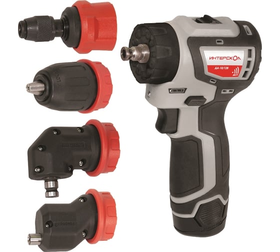 Аккумуляторная дрель-шуруповерт Интерскол ДА-10/12В 36 КомбиМАКС 687.2.2.78, 36 Нм, 12 В детальное изображение - 1