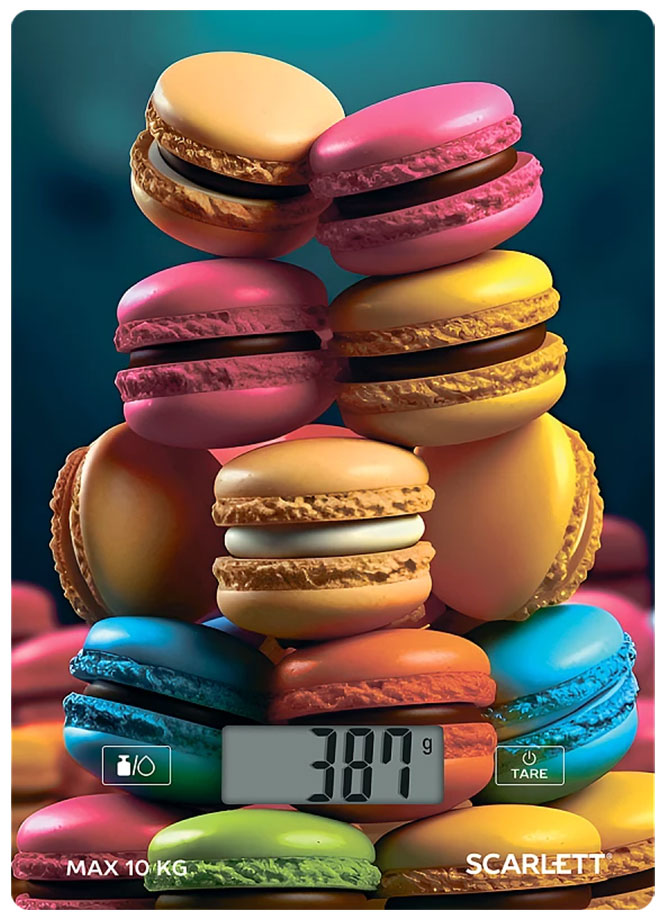 Кухонные весы SCARLETT SC-KS57P82, Синий детальное изображение - 2