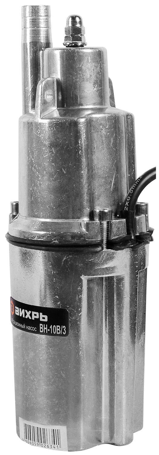 Насос Вихрь ВН-10В/3 68/8/9, 16 л/мин, 20 мм, напор 72 м, d=76 мм, 210 Вт, Серый детальное изображение - 1