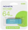 USB Flash накопитель ADATA UC310 ECO 64 ГБ, синий вариант - 1