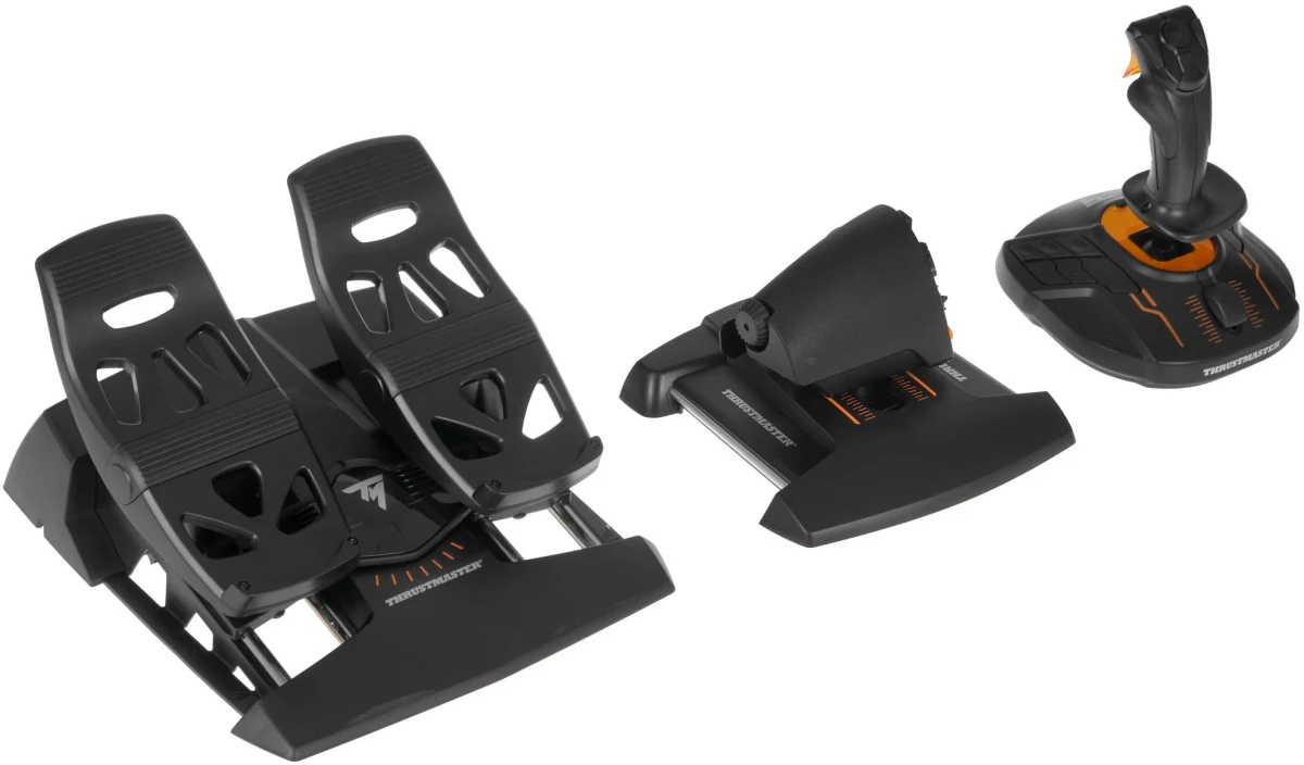Джойстик + рычаг + педали ThrustMaster T-16000M FCS Flight Pack, Черный детальное изображение - 4