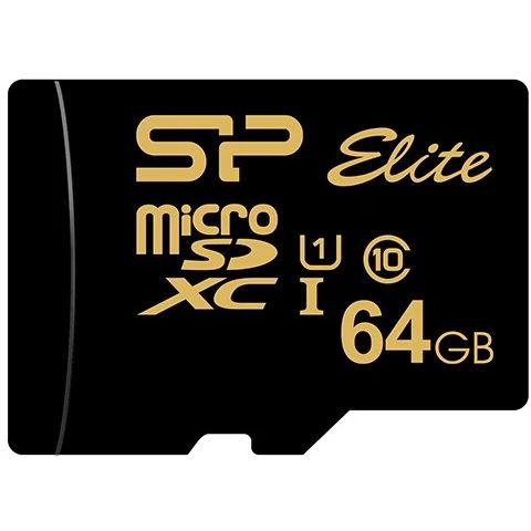 Карта памяти Silicon Power Elite Gold MicroSD (SP064GBSTXBU1V1G), 64 Гб детальное изображение - 1
