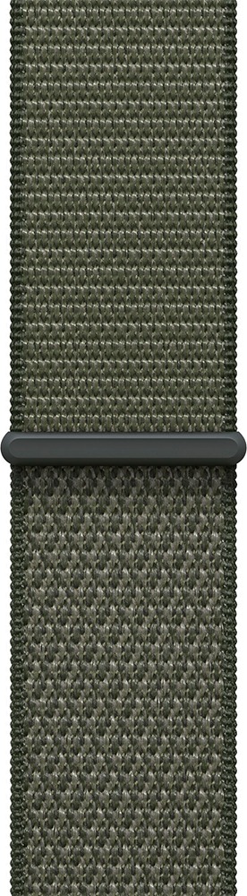 Умные часы Apple Watch SE 3 40 мм, GPS, Midnight Aluminium Case with Forest Sport Loop, Полуночный черный/Зеленый детальное изображение - 3