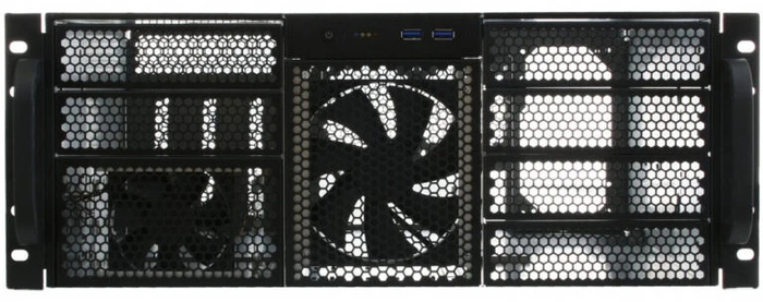 Серверный корпус Procase RE411-D6H8-E-55, без БП, Черный №2
