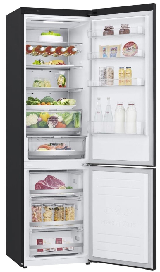 Холодильник LG GA-B509SBUM, Черный детальное изображение - 2