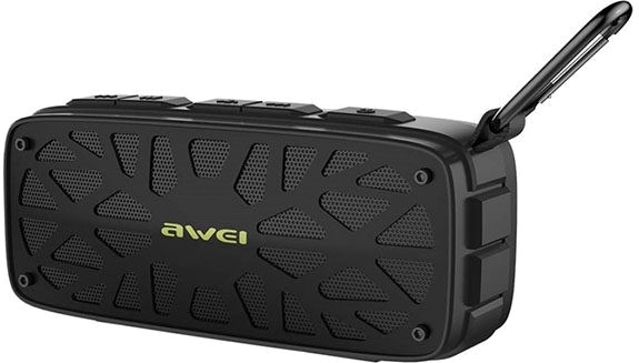 Портативная колонка Awei Y330, Черная детальное изображение - 2