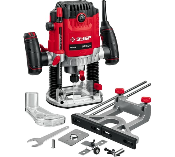 Фрезер ЗУБР ФМ, 1650 Вт, Красный детальное изображение - 1