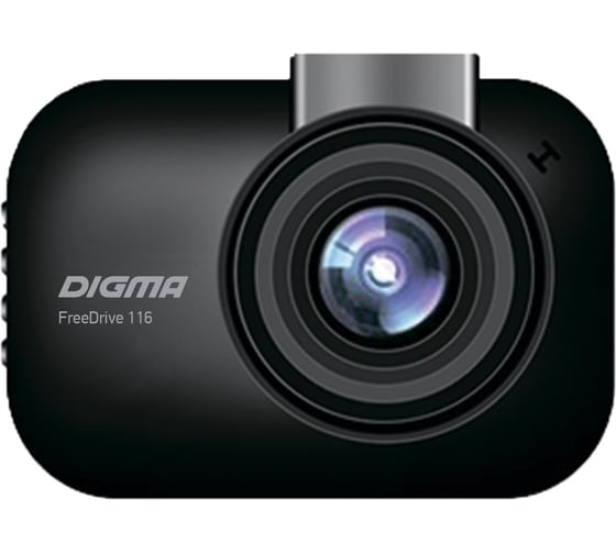 Видеорегистратор DIGMA FreeDrive 116, 1920x1080 Full HD dpi, MicroSD, 32 ГБ, Черный детальное изображение - 1