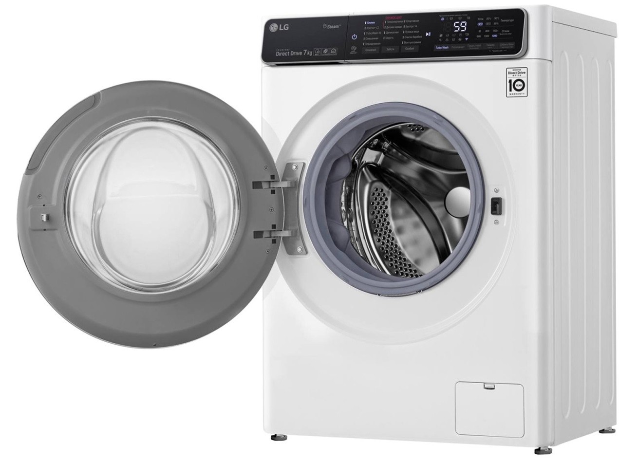 Стиральная машина LG AI DD F2T9HS9W, Белый детальное изображение - 5