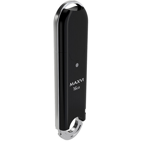 USB Flash накопитель MAXVI P2 16 ГБ, черный детальное изображение - 2