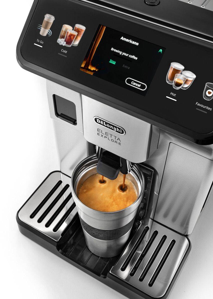 Кофемашина Delonghi Eletta Explore ECAM450.55.S, Серебряный детальное изображение - 5