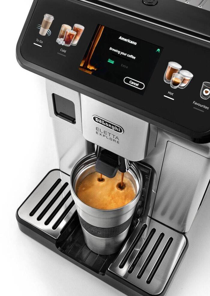 Кофемашина Delonghi Eletta Explore ECAM450.55.S, Серебряный №5
