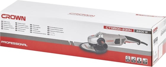 Угловая шлифовальная машина Crown CT13500-230N, 230 мм, 6500 об/мин, 2200 Вт детальное изображение - 6