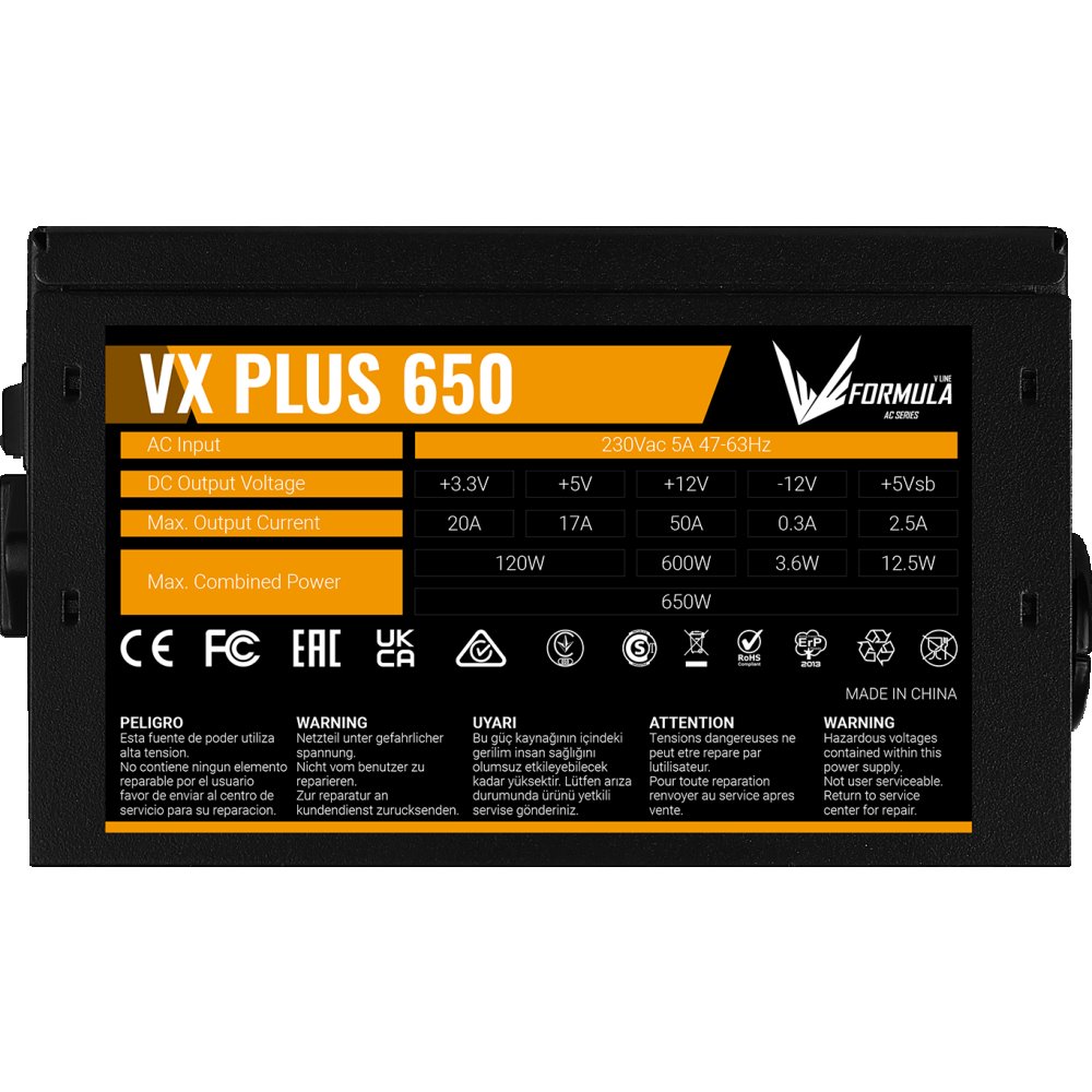 Блок питания Formula VX-650 PLUS, 650 Вт детальное изображение - 4