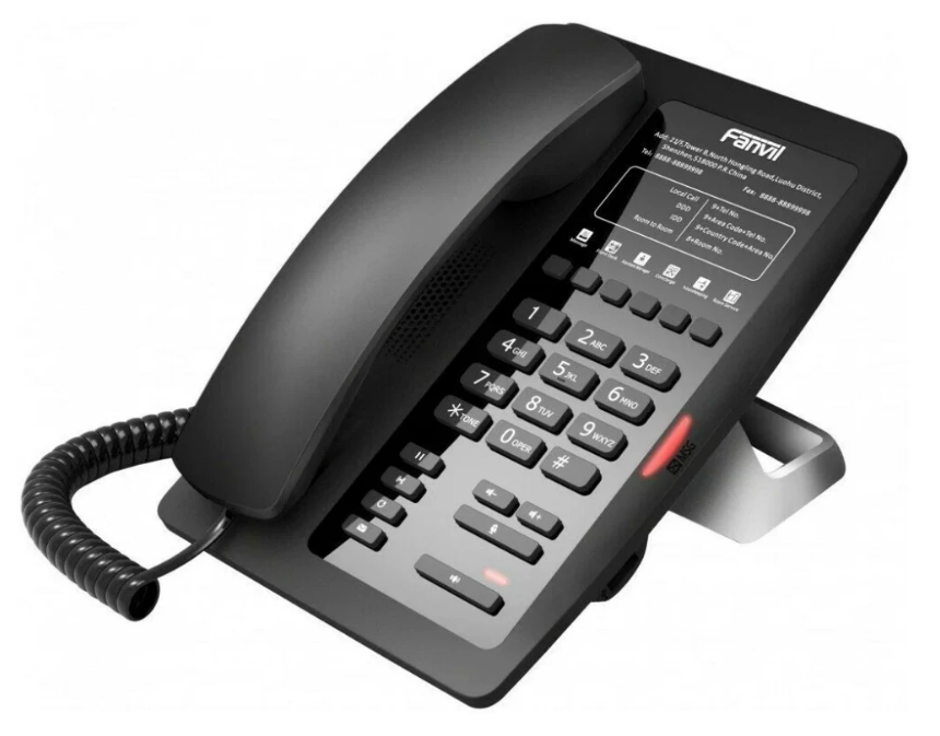 VoIP-телефон Fanvil (Linkvil) H3W, Черный детальное изображение - 2