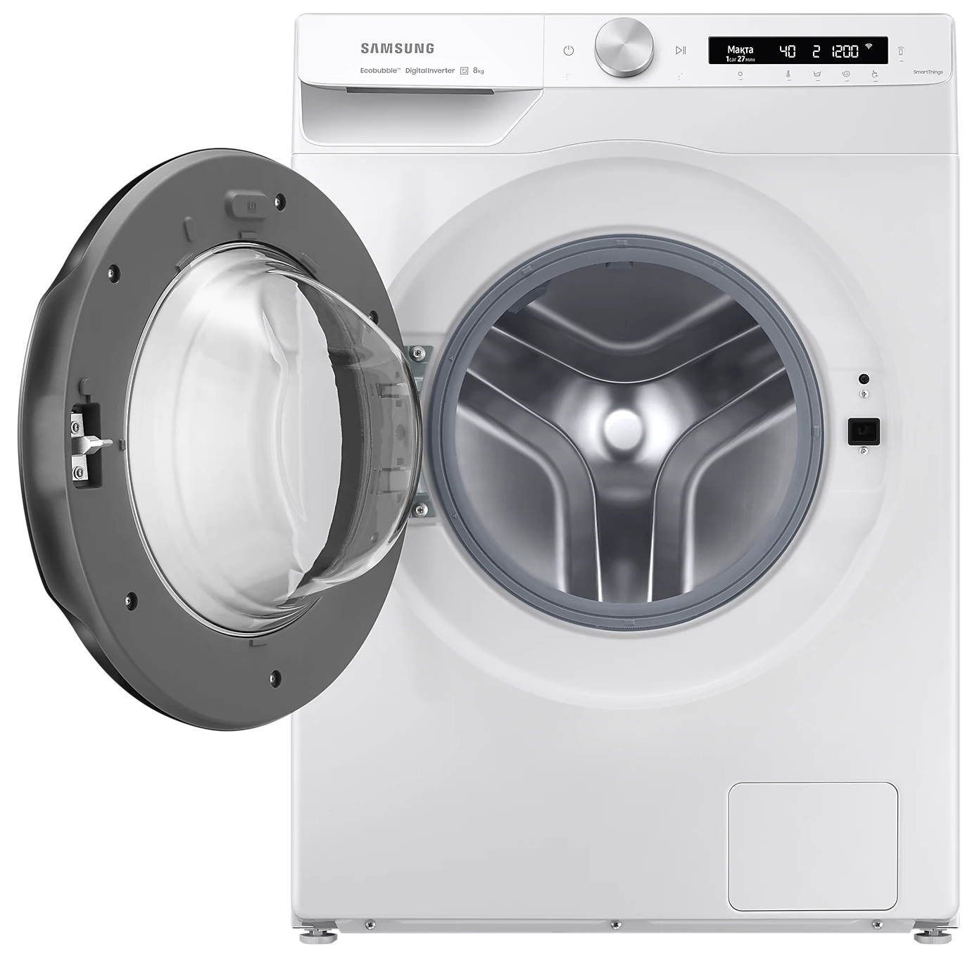 Стиральная машина Samsung WW80A6S24AW, Белый детальное изображение - 3