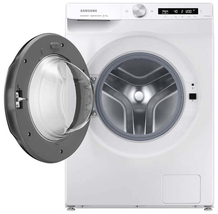 Стиральная машина Samsung WW80A6S24AW, Белый №3
