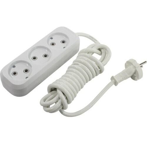 Сетевой удлинитель SmartBuy SBE-10-3-03-N, 3 м, Белый детальное изображение - 1