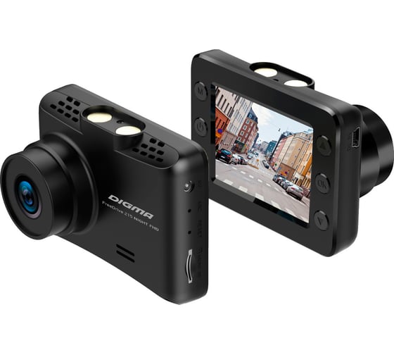 Видеорегистратор DIGMA FreeDrive FreeDrive 215 Night FHD, 1920x1080 Full HD dpi, MicroSD, 64 ГБ, Черный детальное изображение - 2