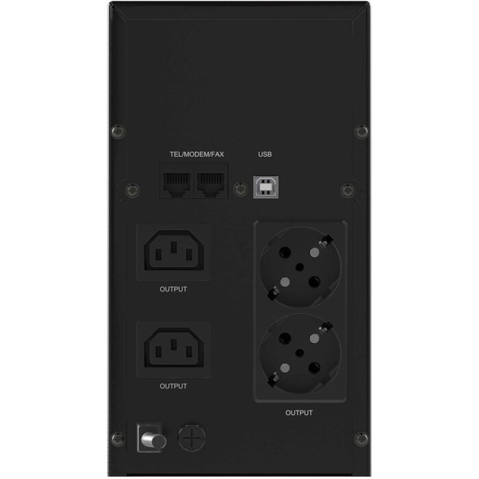 ИБП DKC Info LCD 1500VA 900W Schuko №3