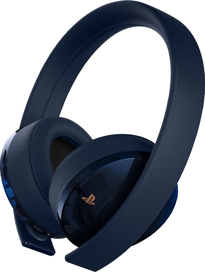 Беспроводные наушники PlayStation Gold Wireless Headset, Синий детальное изображение - 3