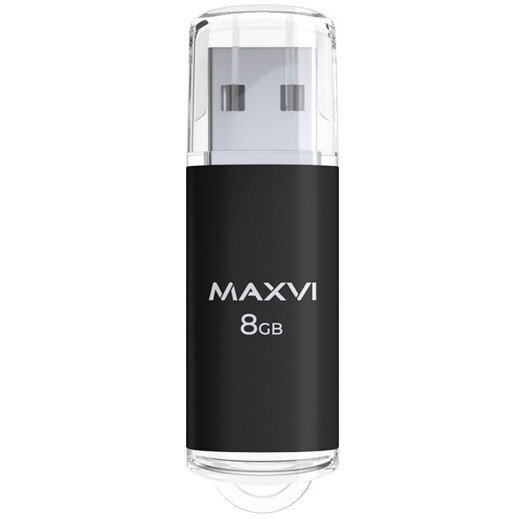 USB Flash накопитель MAXVI MP 8 ГБ, черный детальное изображение - 2